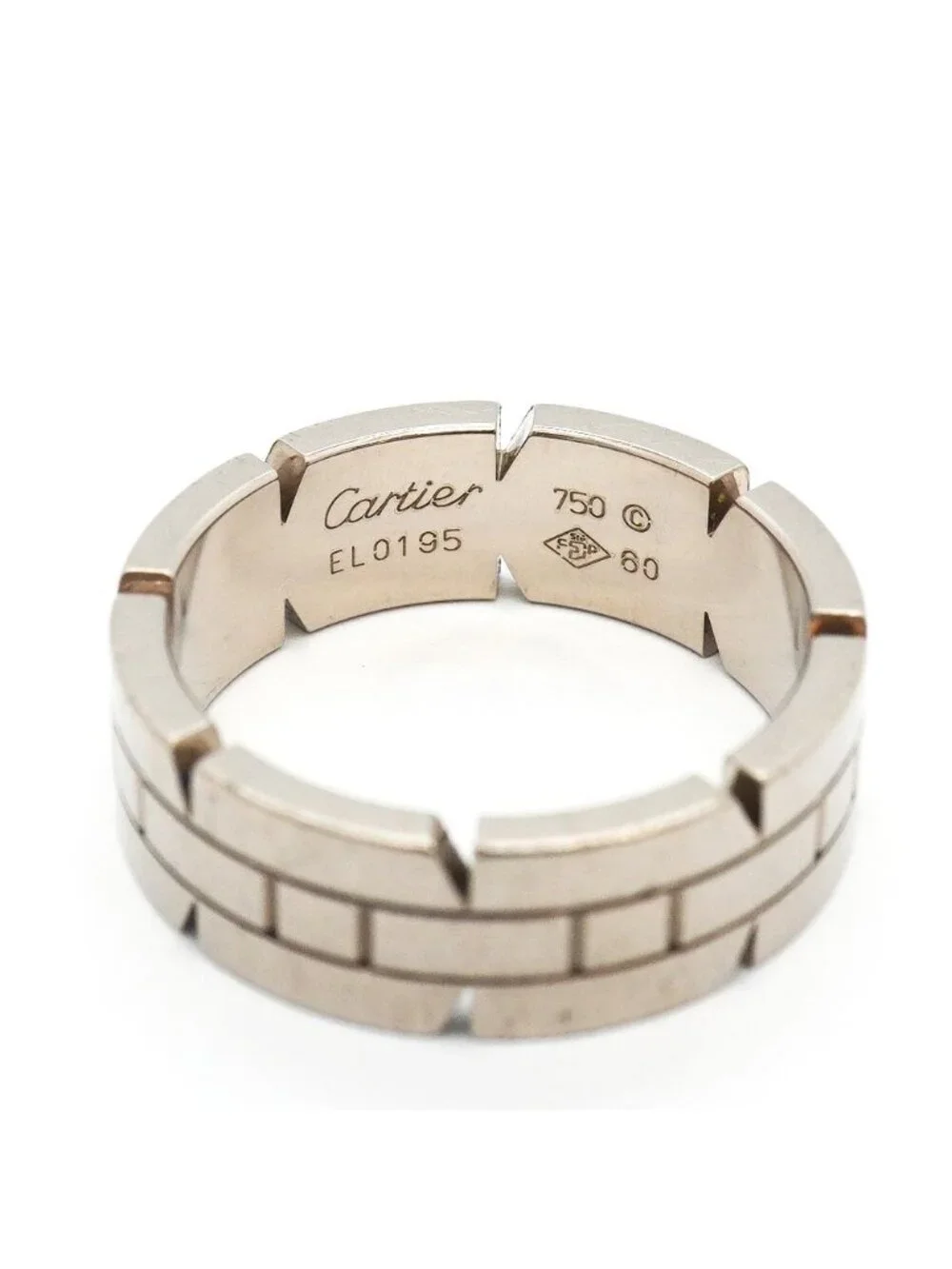 Cartier Ring Tank Francaise 18k White Gold